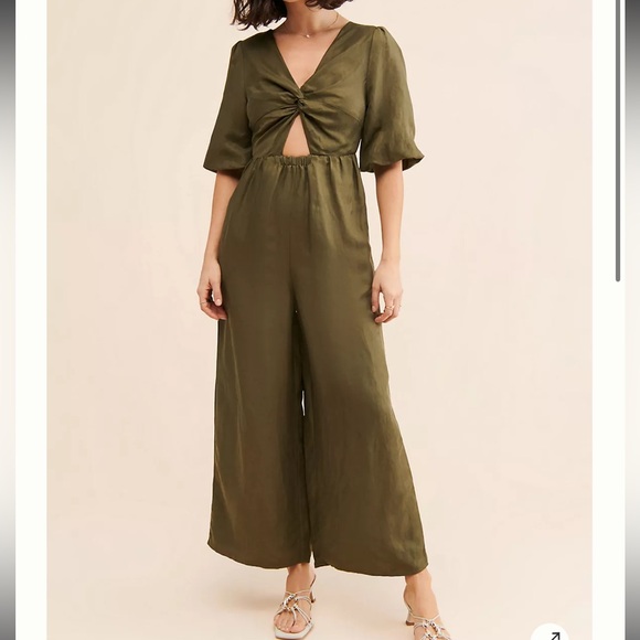 Sancia Anthropologie keyhole jumpsuit - Picture 1 of 5